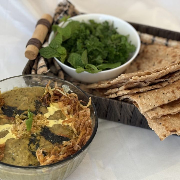 Halim Bademjan (Eggplant & Kashk Halim)