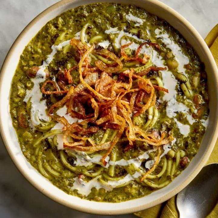 Persian Noodle & Herb Soup (Ash Reshteh)